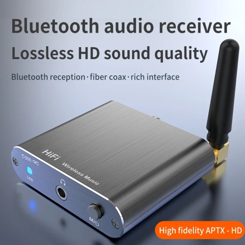 Bluetooth Adapter Receiver - QCC 5.2 Bluetooth Audio Receiver aptX