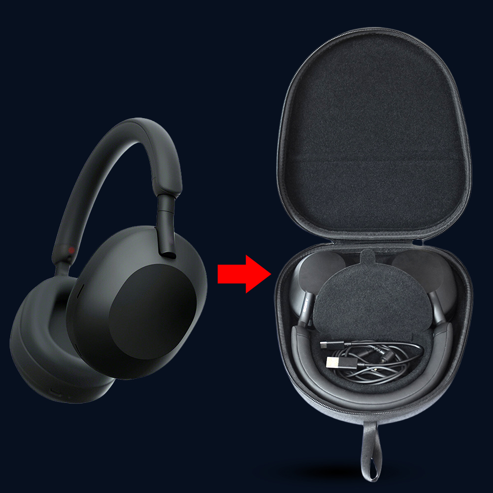 Headphone Case Hard - Hard Travel Case EVA Hard Carrying