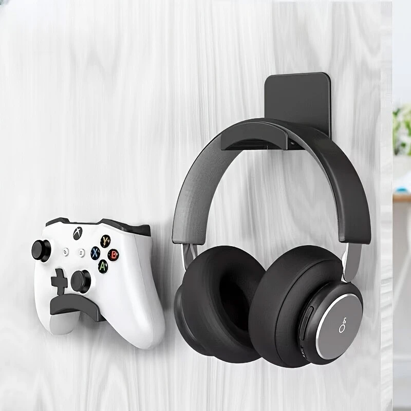 4Pcs Black Adhesive Headphone  - Headphone Stand Desk recensie en prijs