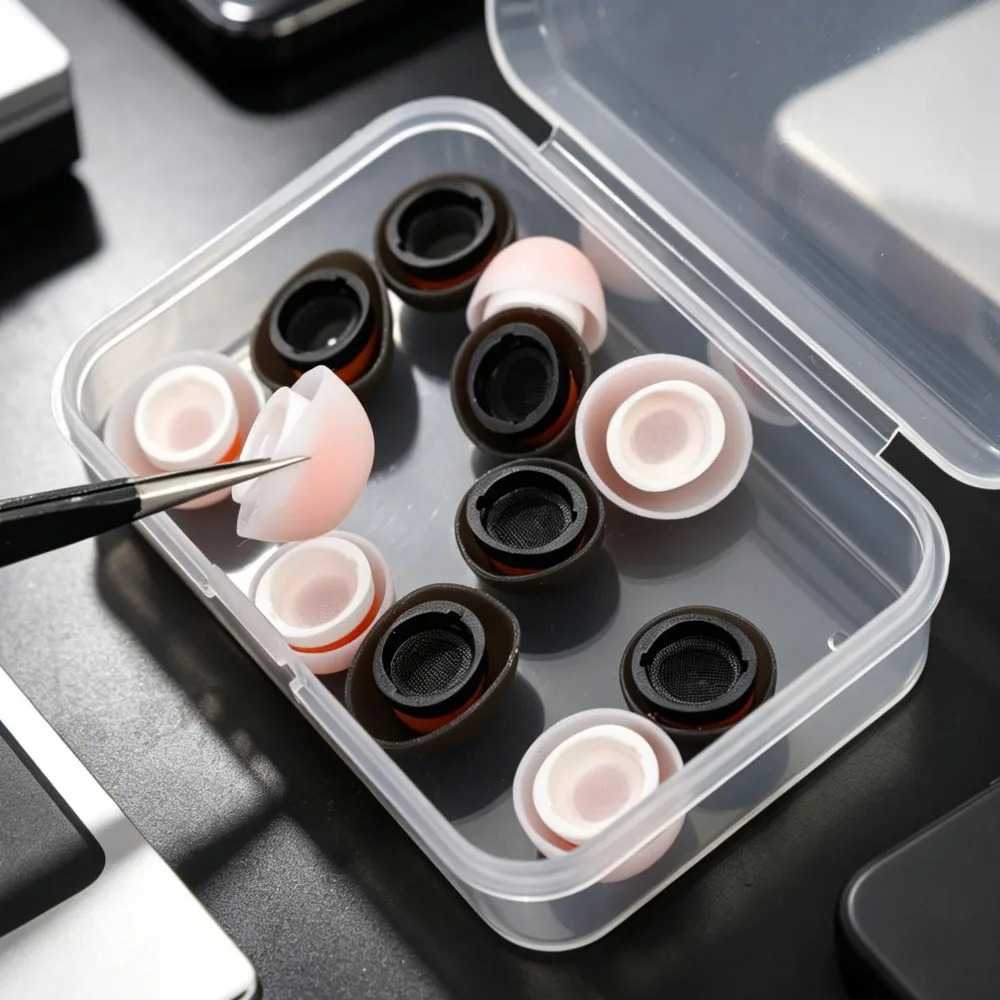 1Box 3Pairs Silicone Ear Plugs - Silicone Ear Tip Replacement recensie en prijs
