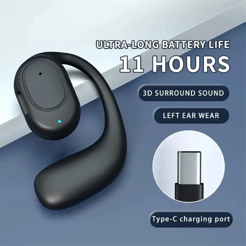 Wireless One Ear Hook Headphon - Bluetooth Headset On Ear recensie en prijs