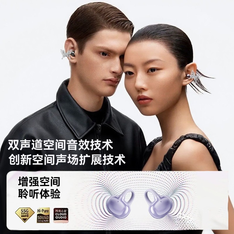 Erdu Ear Clip Wireless Earphon - Noise Cancelling Headphone recensie en prijs