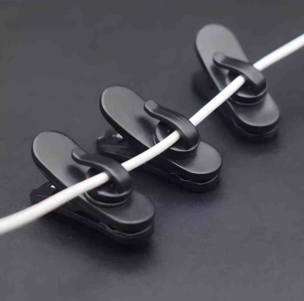 10pcs Rotating Earphone Cable  - Headphone Stand Desk recensie en prijs