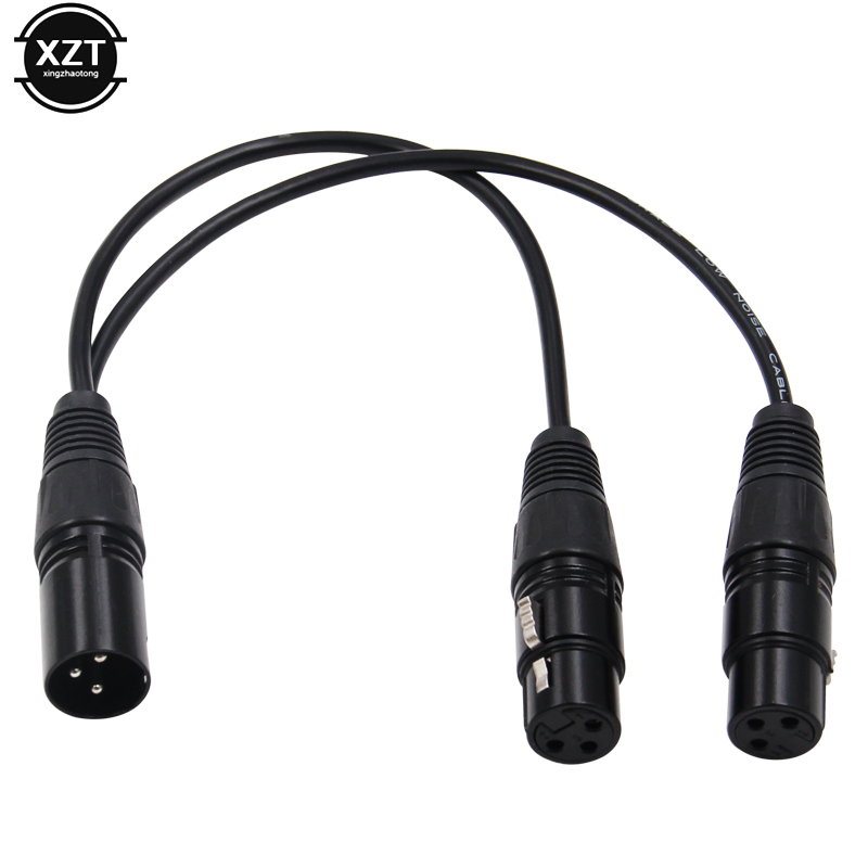 New 3-Pin XLR Male Plug to Dua - Audio Splitter Y recensie en prijs