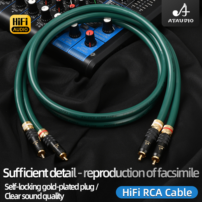 ATAUDIO HiFi RCA Cable for CD  - Audio Splitter Y recensie en prijs