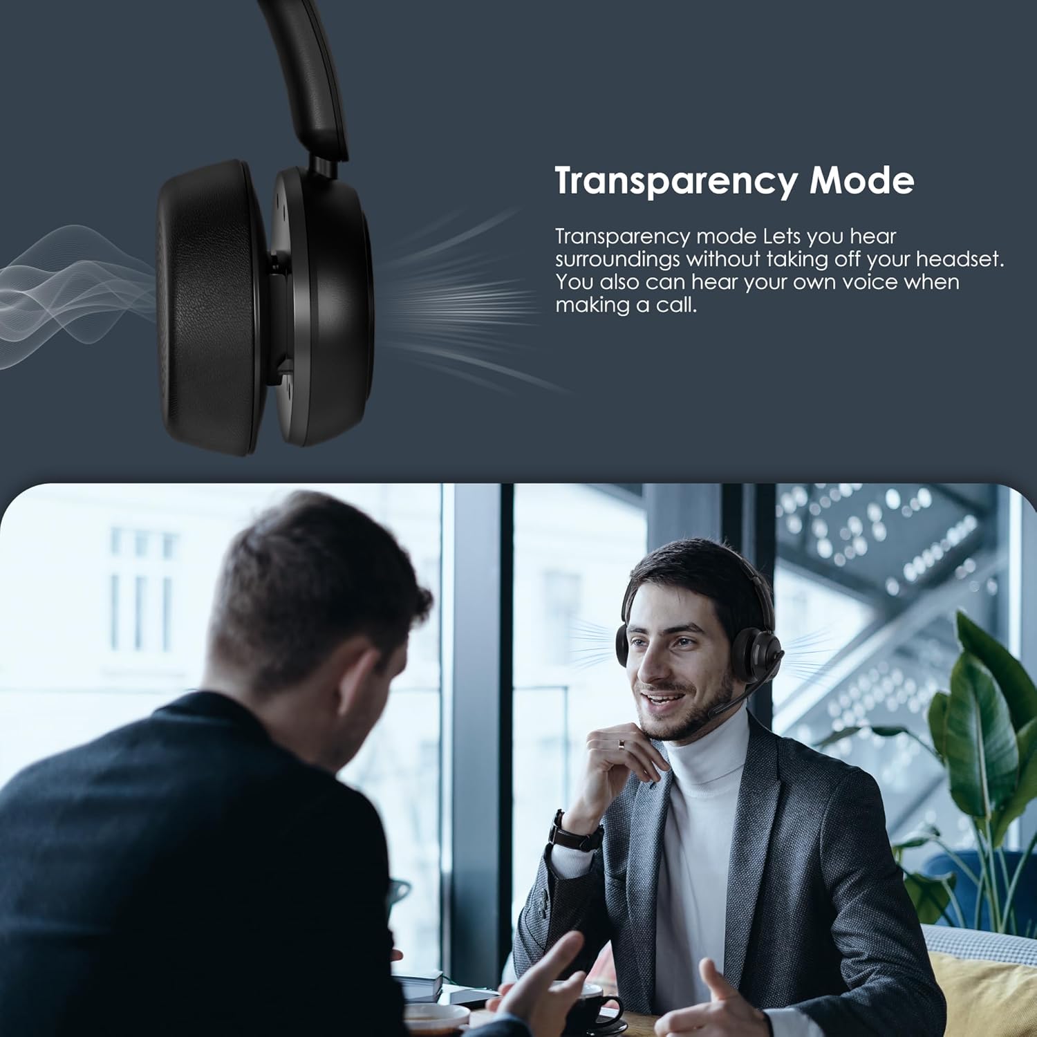 Bluetooth 5.4 ANC Headset with - Noise Cancelling Headphone recensie en prijs