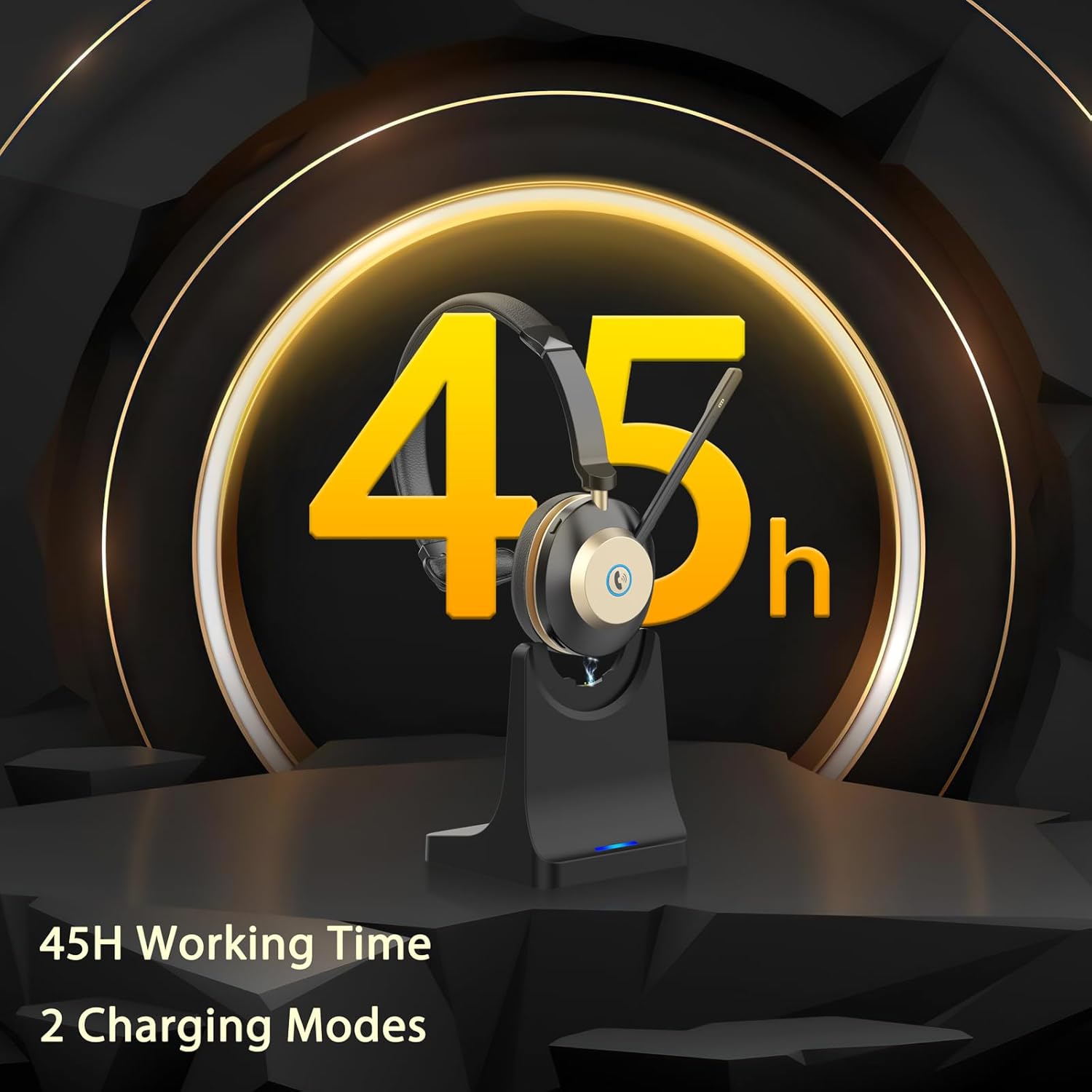 Wireless Headset with Mic, Noi - Noise Cancelling Headphone recensie en prijs