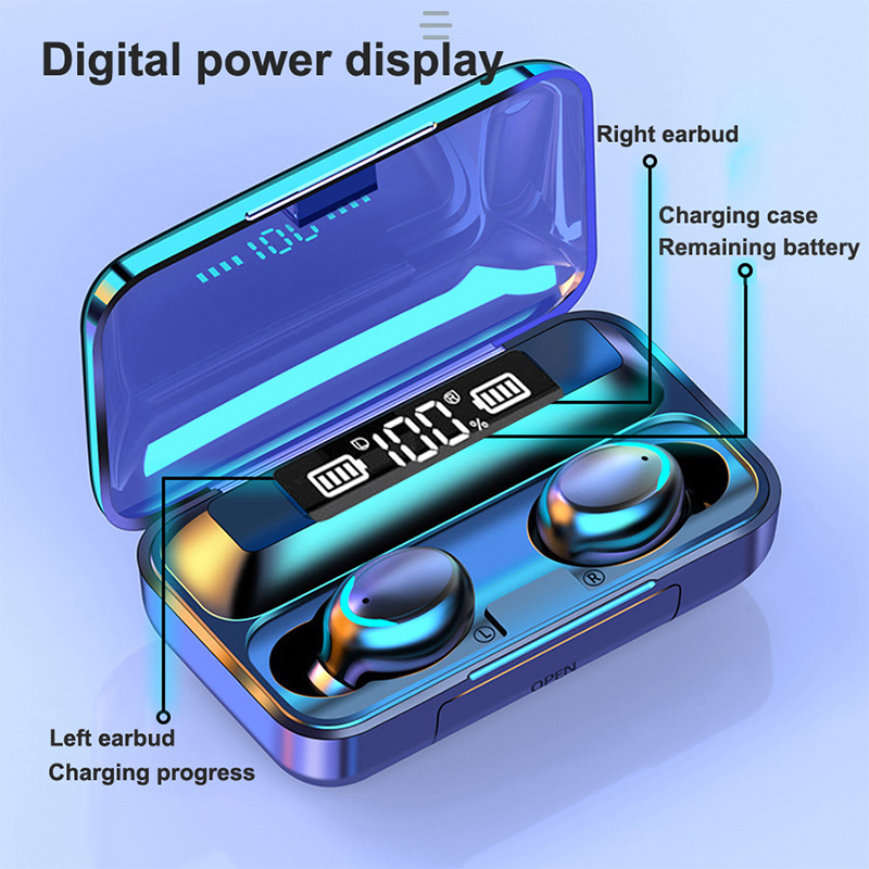 2026 F9 Wireless Earphones LED - Bluetooth Headset On Ear recensie en prijs