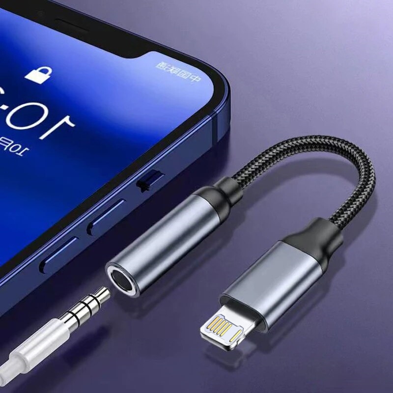 8 Pin to 3.5mm Jack AUX Cable  - Earphone Splitter Jack recensie en prijs
