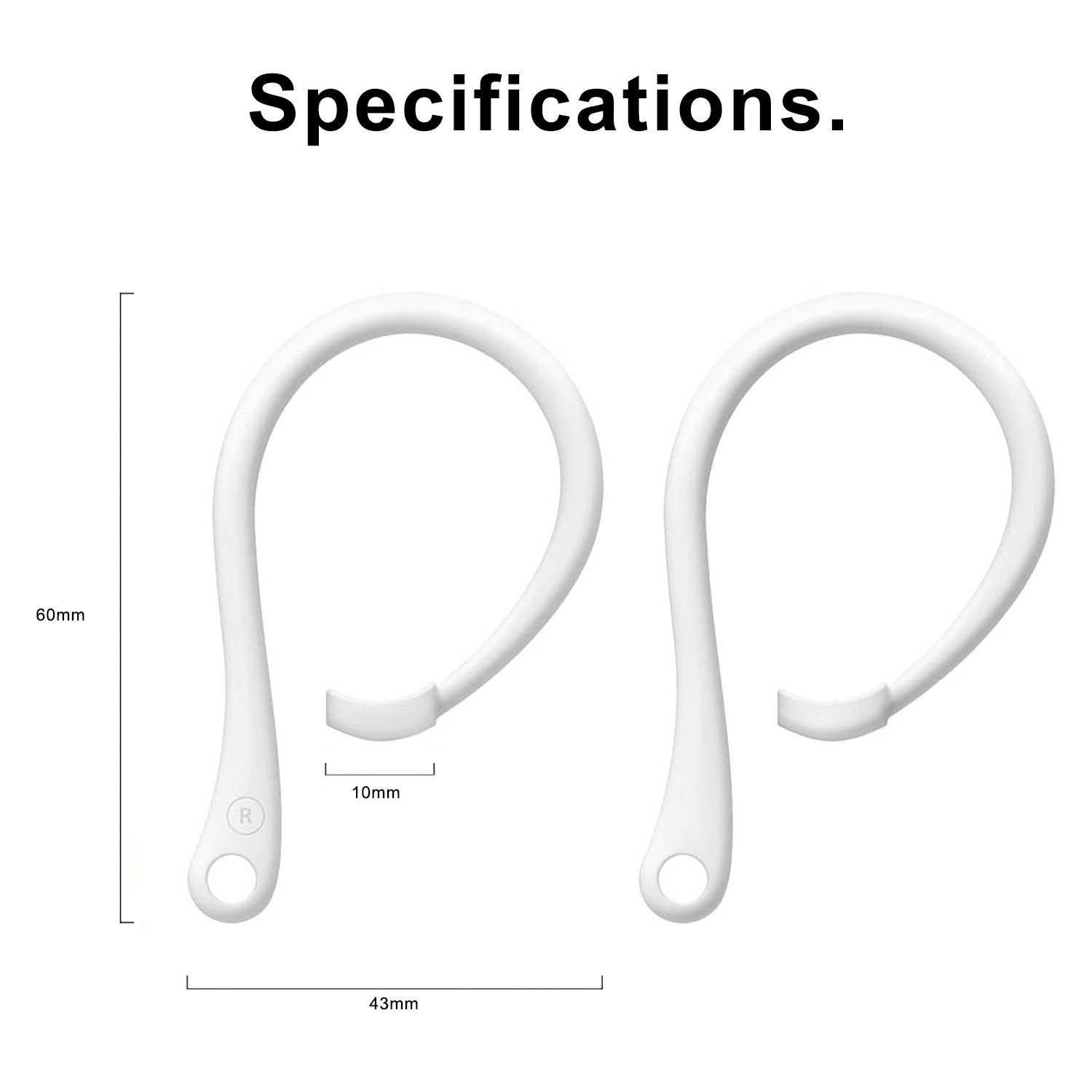 1 Pairs Anti-lost Earhooks for - Sports Earphone Hook recensie en prijs