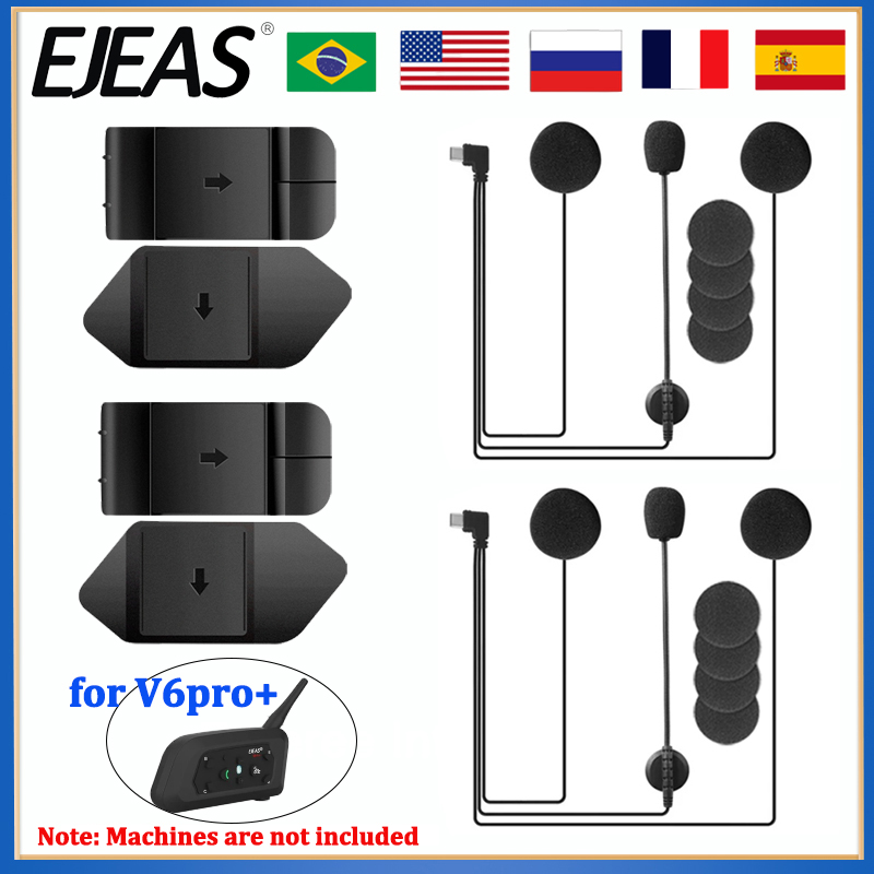 EJEAS V6 PRO+ Motorcycle Helme - Usb C Earphone recensie en prijs