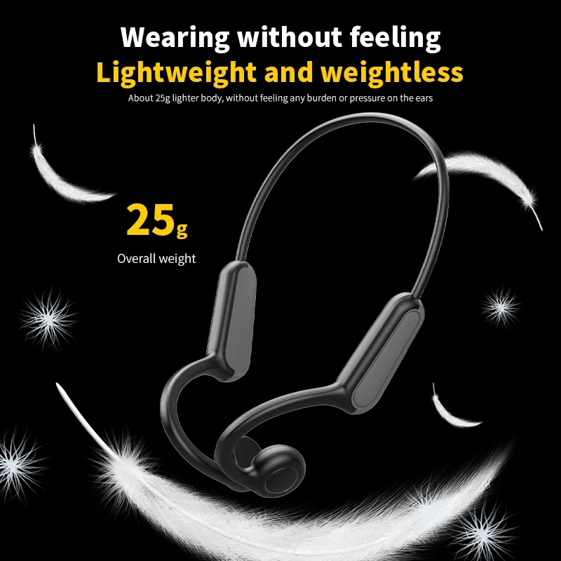 Bone Conduction IPX5 Headphone - Bluetooth Headset On Ear recensie en prijs