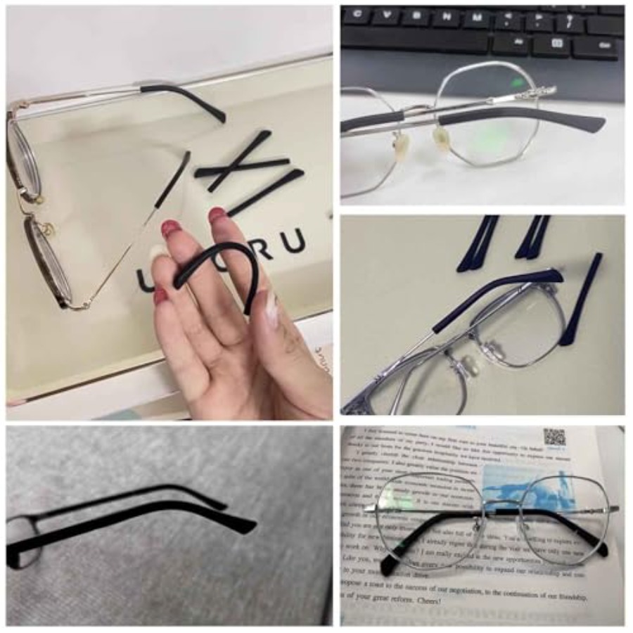 8 Pairs Eyeglass End Tips Ear  - Silicone Ear Tip Replacement recensie en prijs