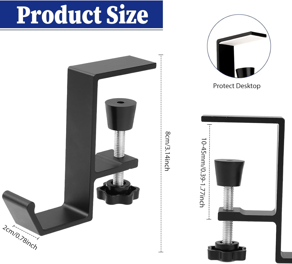 Aluminum Alloy Headphone Hook  - Headphone Stand Desk recensie en prijs