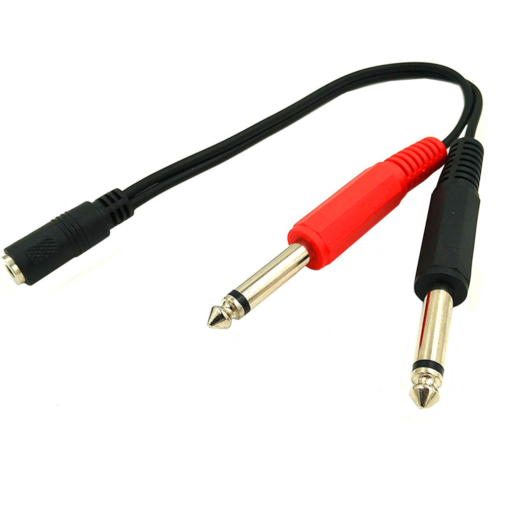 6.35 Mm Male To 2 6.35 Mm 3.5m - Audio Splitter Y recensie en prijs