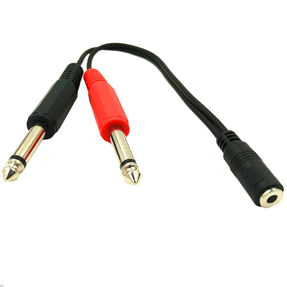 6.35 Mm Male To 2 6.35 Mm 3.5m - Audio Splitter Y recensie en prijs