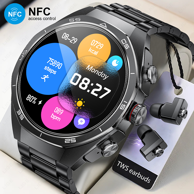 TWS Music Watches Earbuds Smar - Earbuds Charging Case recensie en prijs