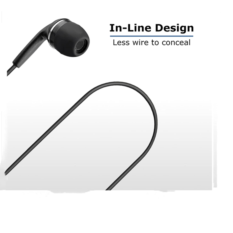 Rubber Earpiece and Mic Headse - Wired Earphone Mic recensie en prijs