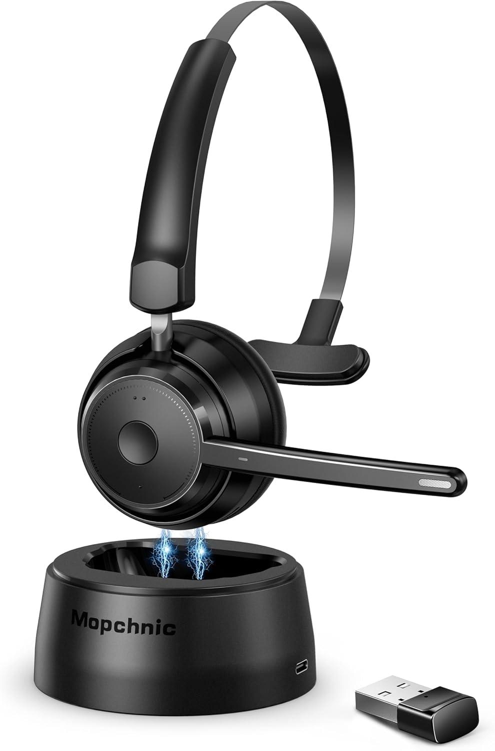 Wireless Bluetooth Headset wit - Noise Cancelling Headphone recensie en prijs
