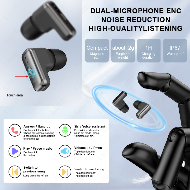 New Smart Watch BT Call Wirele - Wireless Earbuds Tws recensie en prijs