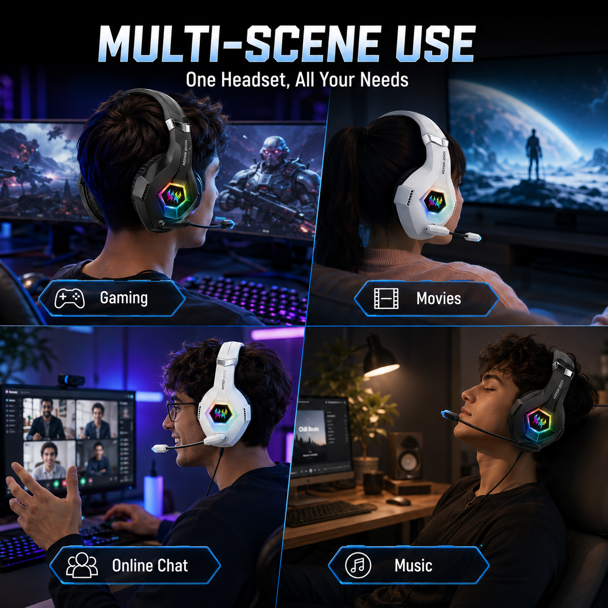 GS450 Wired Gaming Headset RGB - Gaming Headset Rgb recensie en prijs