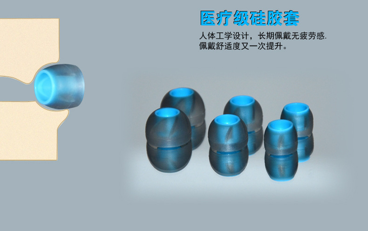 QKZ Spiral Silicone Ear Tips R - Silicone Ear Tip Replacement recensie en prijs