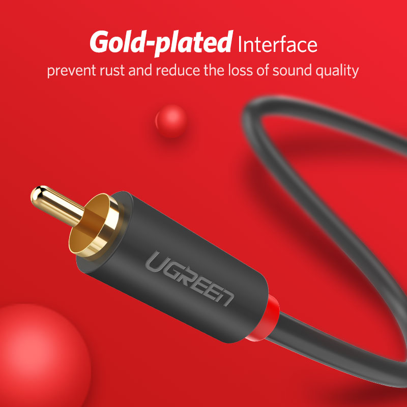 UGREEN 2RCA to 2 RCA Male to M - Audio Splitter Y recensie en prijs