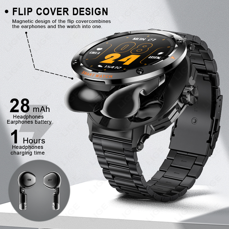 New Men's 2 In 1 Headset Smart - Earbuds Charging Case recensie en prijs