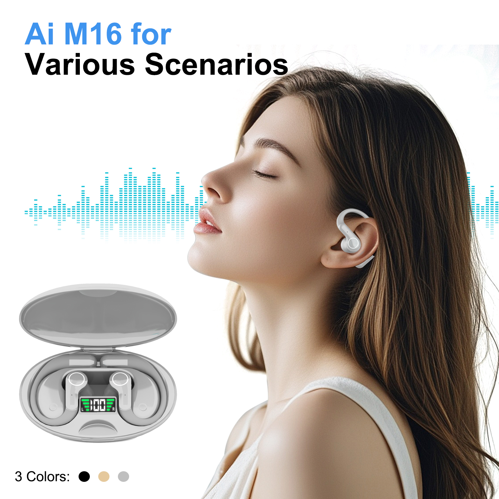 Ai Translator Earbud Device Re - Earbuds Charging Case recensie en prijs