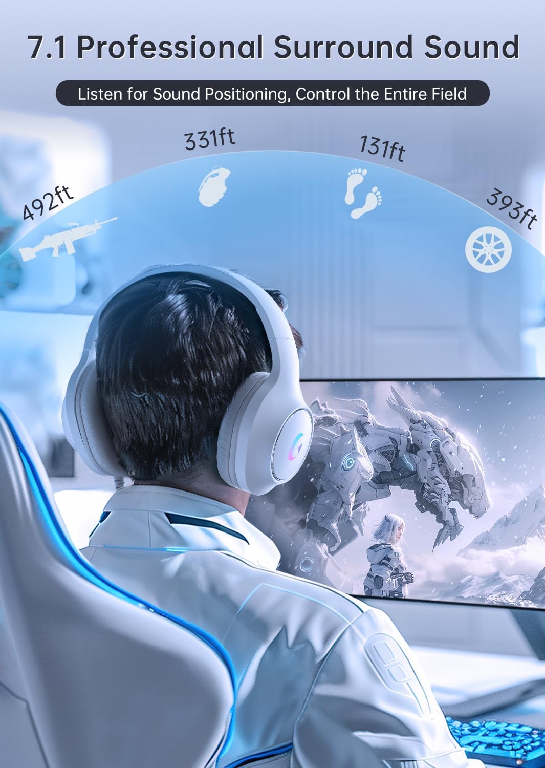 Gaming Headset With 7.1 Surrou - Gaming Headset Rgb recensie en prijs