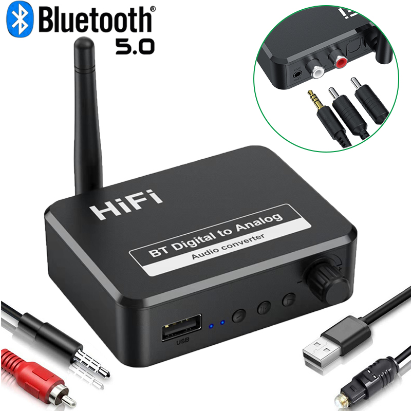 Digital to Analog Audio DAC Co - Bluetooth Adapter Receiver recensie en prijs