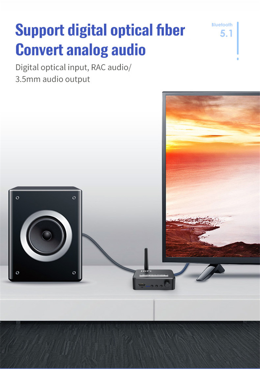 Digital to Analog Audio DAC Co - Bluetooth Adapter Receiver recensie en prijs