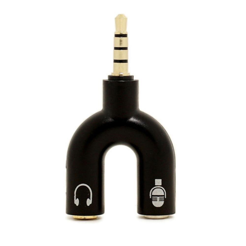 1PC Dual 3.5MM U Type Adapter  - Earphone Splitter Jack recensie en prijs