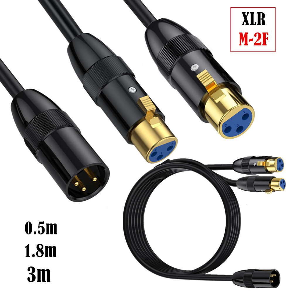 XLR 3P Splitter Cable, XLR Mal - Audio Splitter Y recensie en prijs