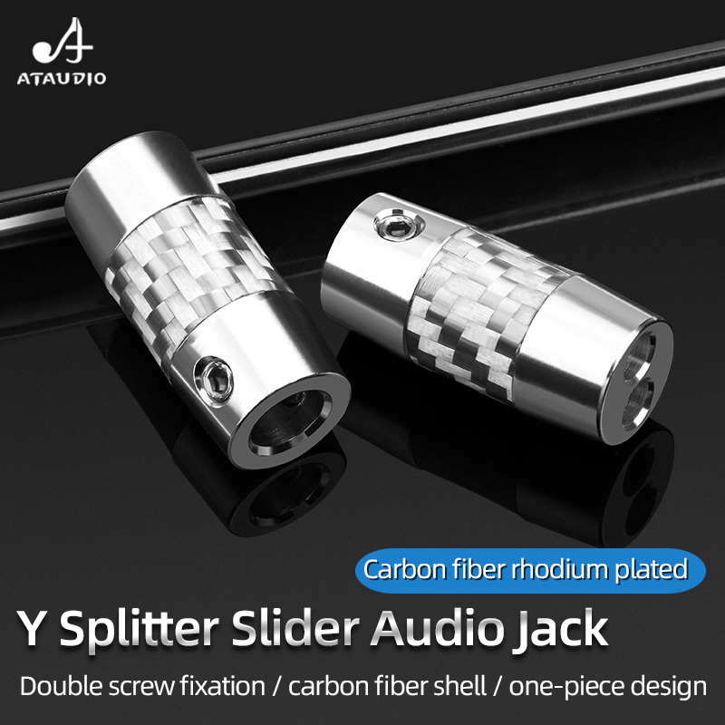 4pcs Carbon Fiber Y Splitter A - Audio Splitter Y recensie en prijs