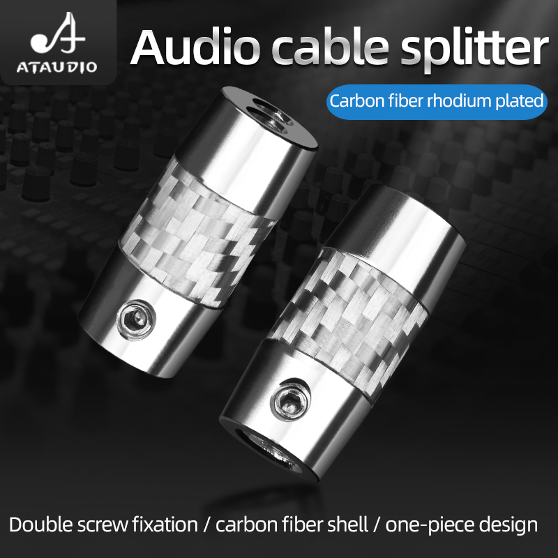4pcs Carbon Fiber Y Splitter A - Audio Splitter Y recensie en prijs