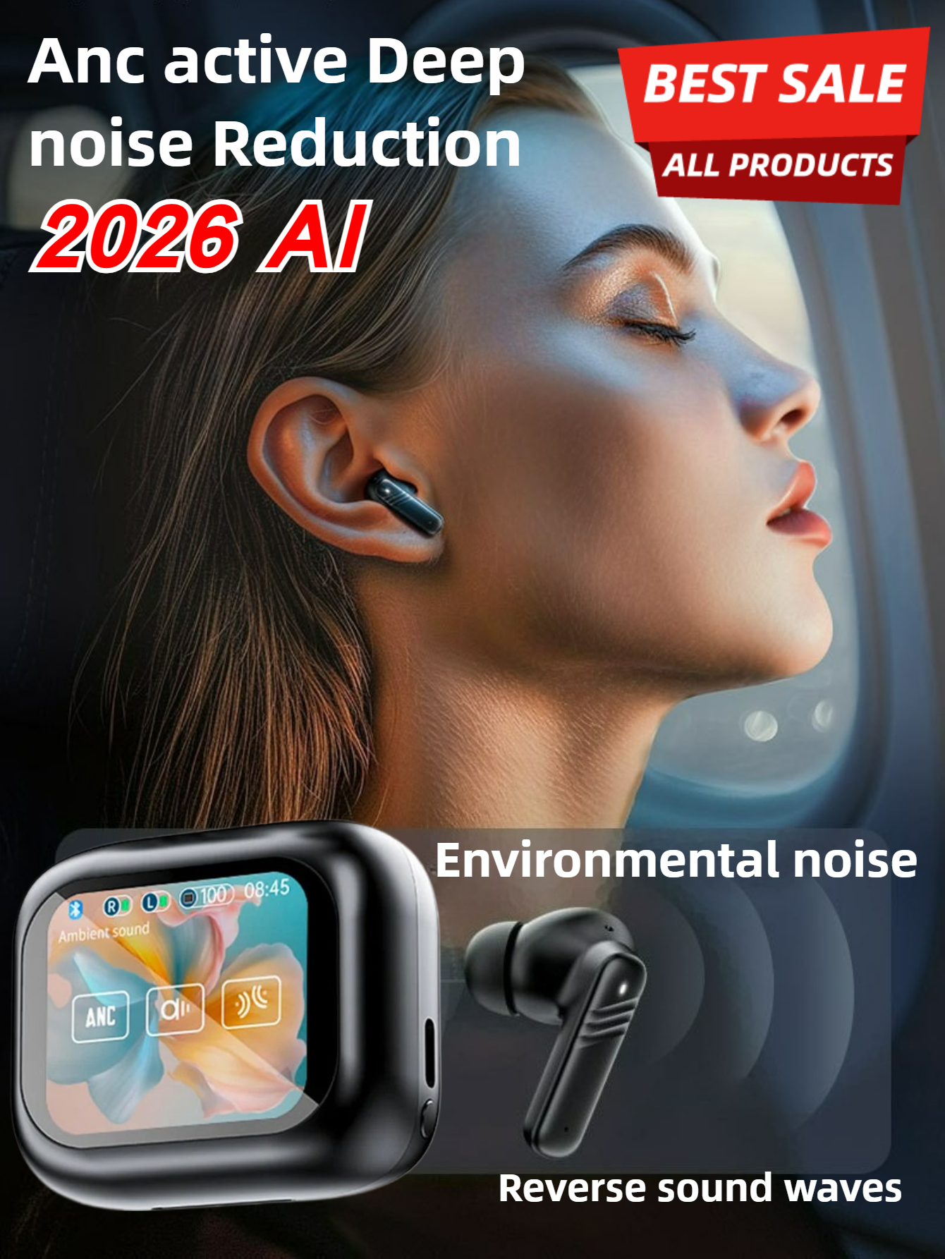 2026 NEW Professional ANC Earb - Noise Cancelling Headphone recensie en prijs