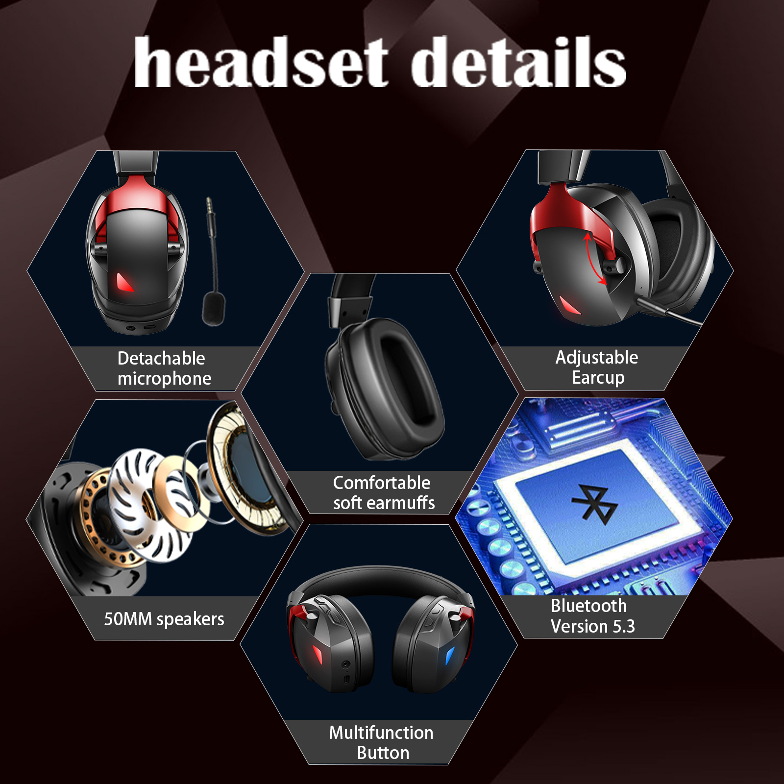 Wireless Gaming Headset with D - Gaming Headset Rgb recensie en prijs