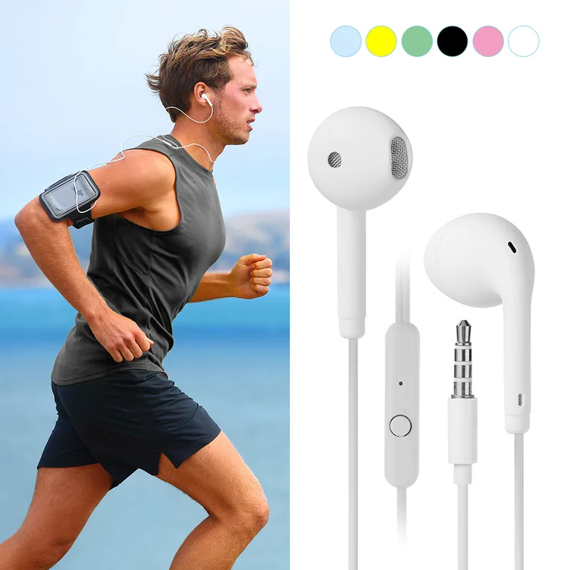 1/2/3/4Pcs Universal 3.5mm Ste - Wired Earphone Mic recensie en prijs