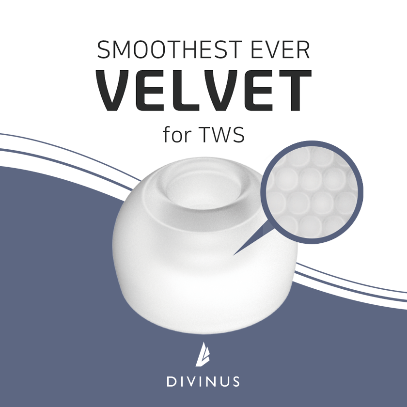 Divinus Velvet Eartips For TWS - Wireless Earbuds Tws recensie en prijs