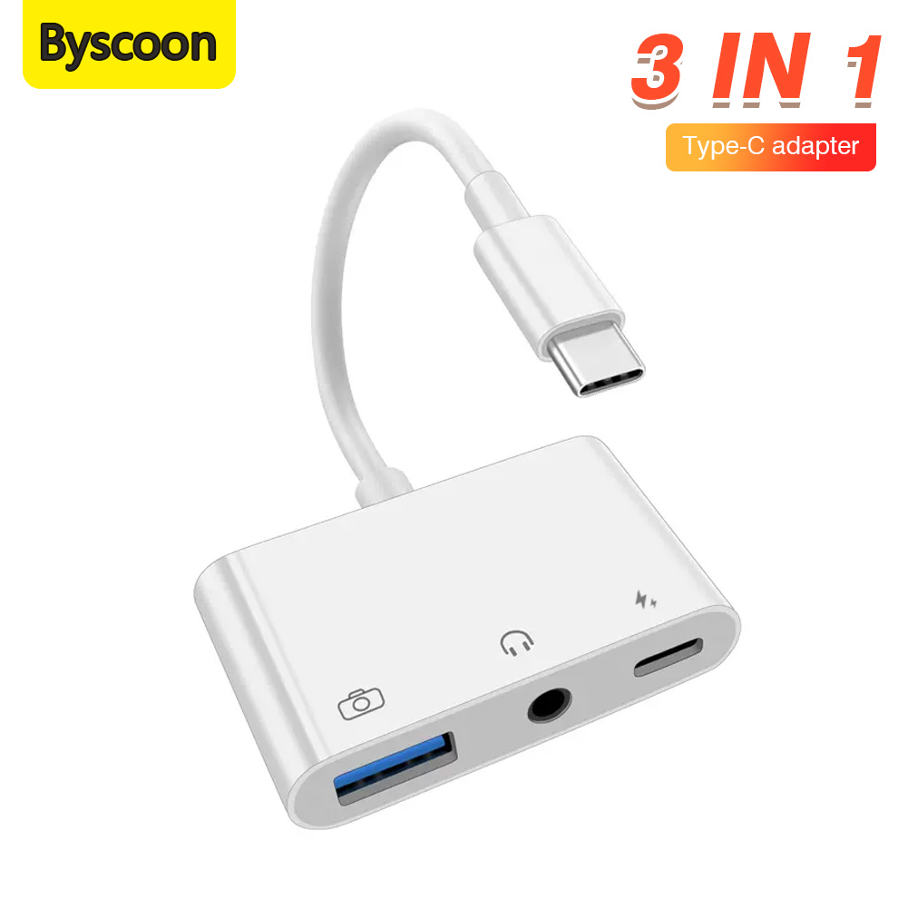 3 in 1 Type C to 3.5mm Jack Ea - Earphone Splitter Jack recensie en prijs