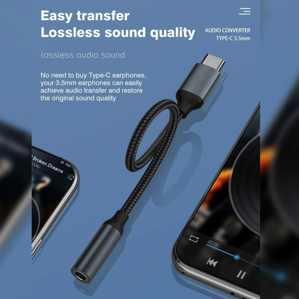 USB Type C To 3.5mm Audio Adap - Audiophile Headphone Wired recensie en prijs