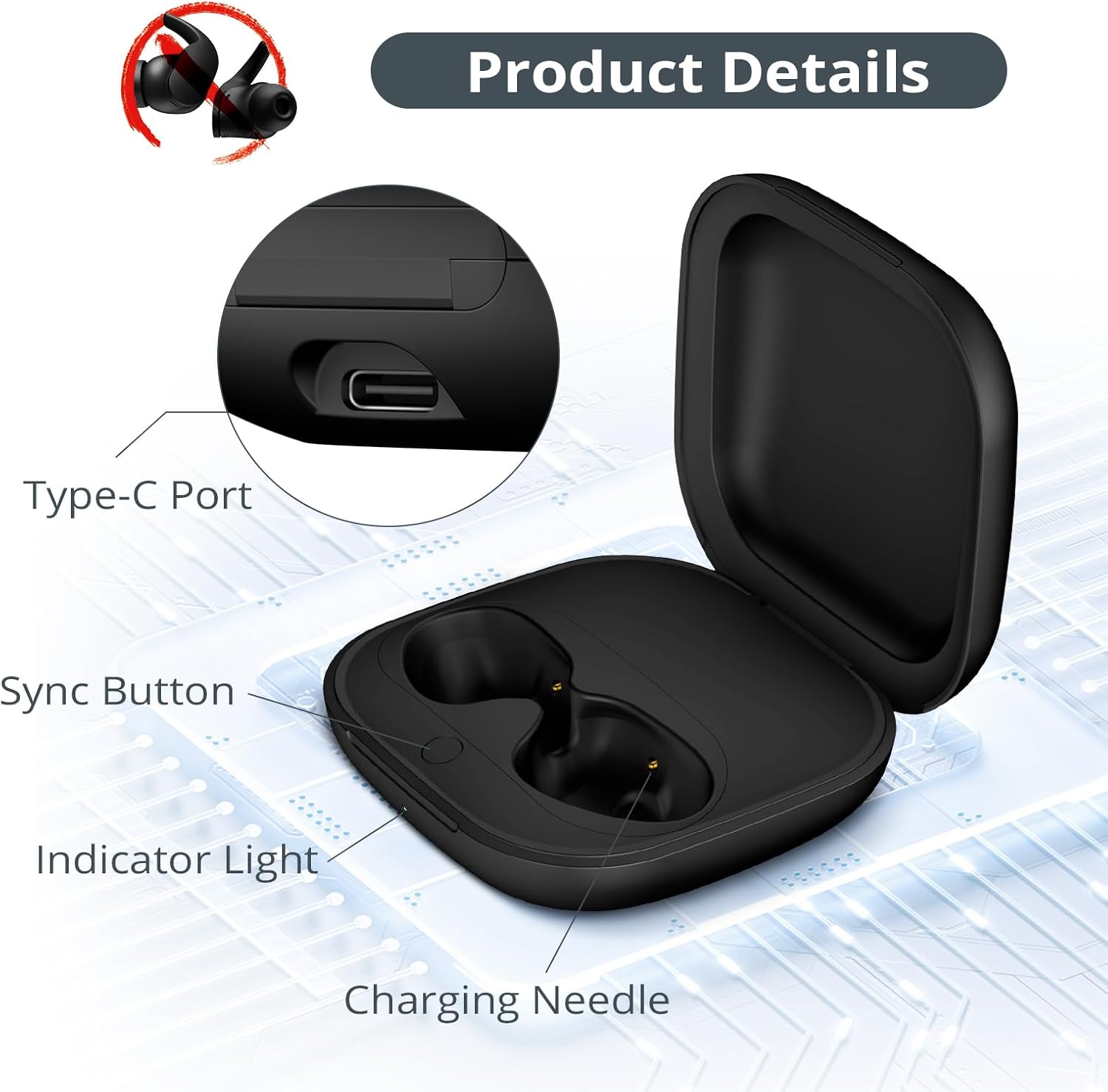 700mAh Battery Earphone Chargi - Earbuds Charging Case recensie en prijs