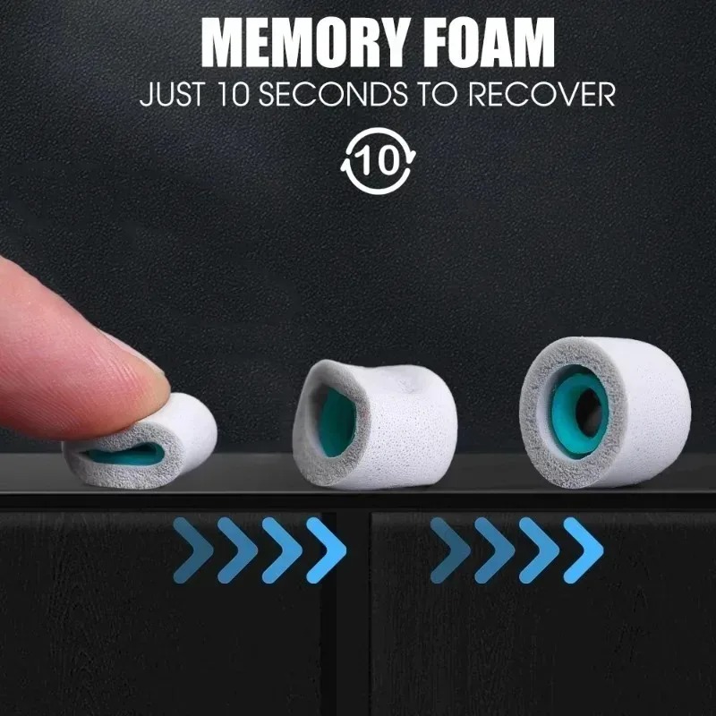 Soft Memory Foam Eartips for S - Earphone Foam Tip recensie en prijs