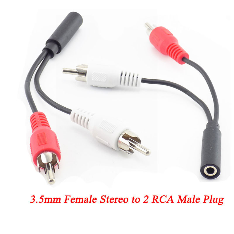 3.5mm RCA Female jack Stereo t - Cable Extension 3.5 recensie en prijs