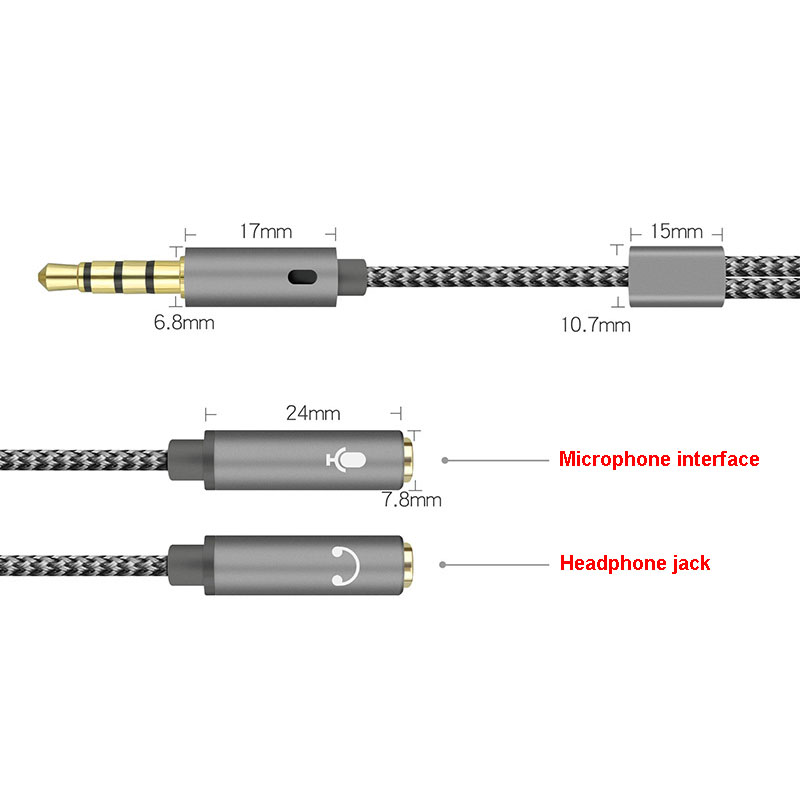 3.5mm Audio Splitter Y Jack 1  - Earphone Splitter Jack recensie en prijs