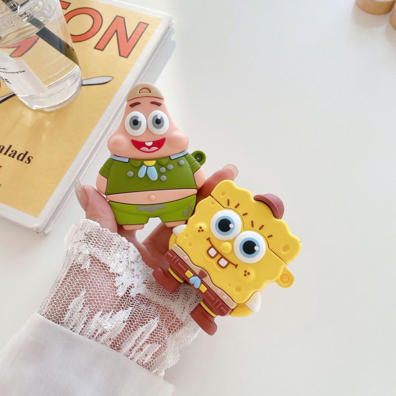 Cute SpongeBob Creative Silico - Earbuds Charging Case recensie en prijs
