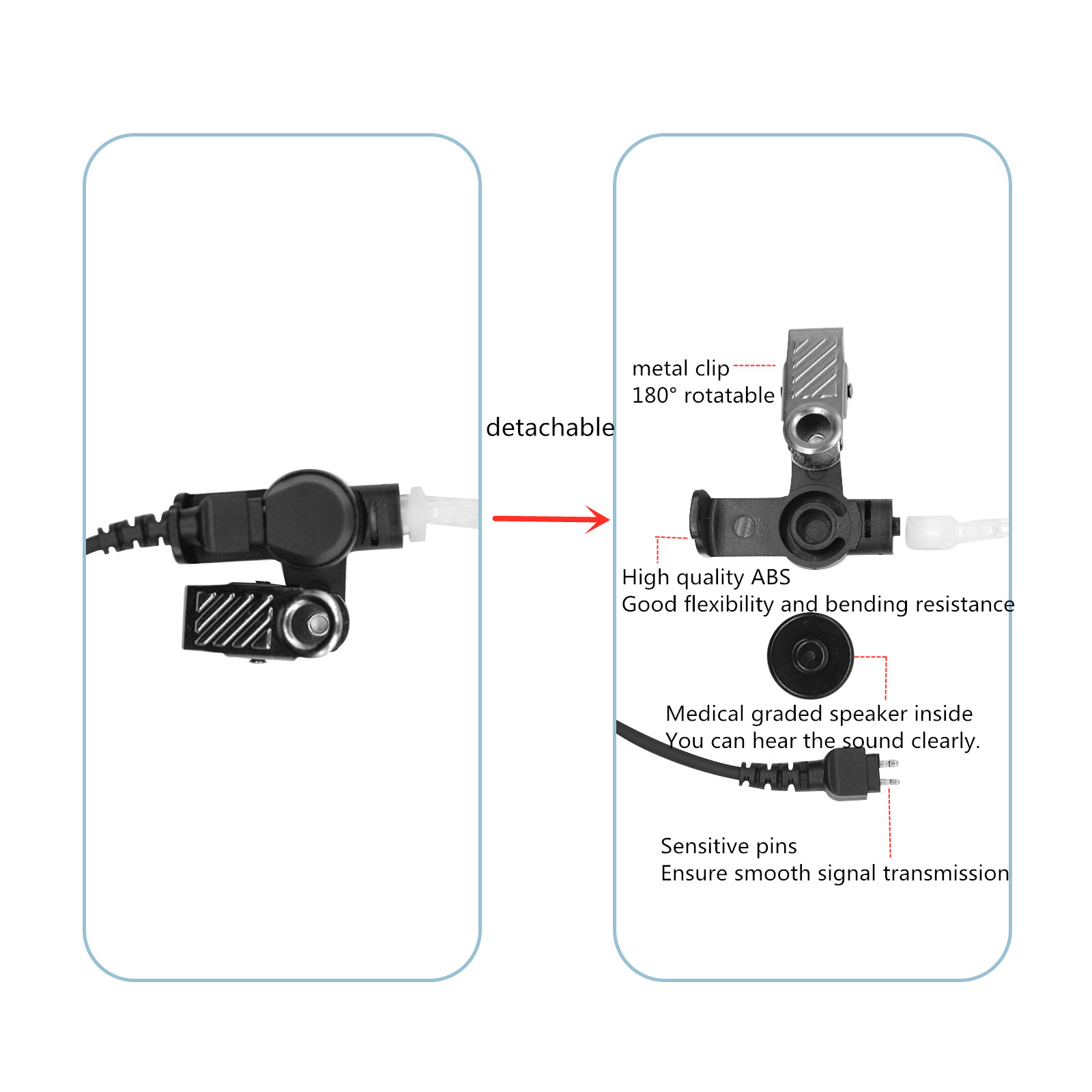 Earpiece Surveillance Kit, Wal - Wired Earphone Mic recensie en prijs