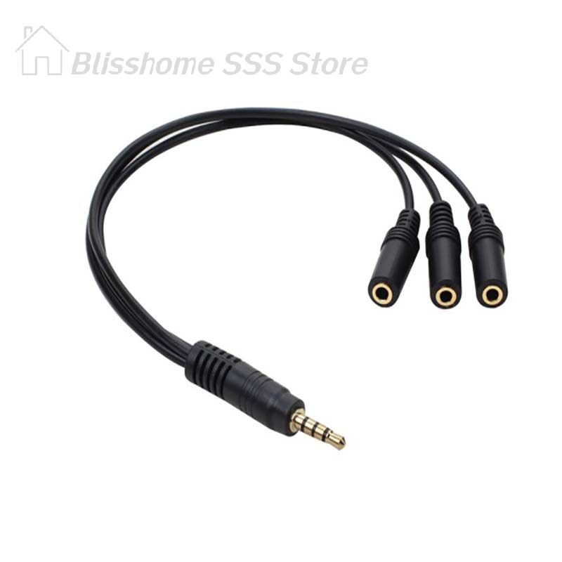 【S】3.5mm 3 Way Port Aux Multi  - Earphone Splitter Jack recensie en prijs