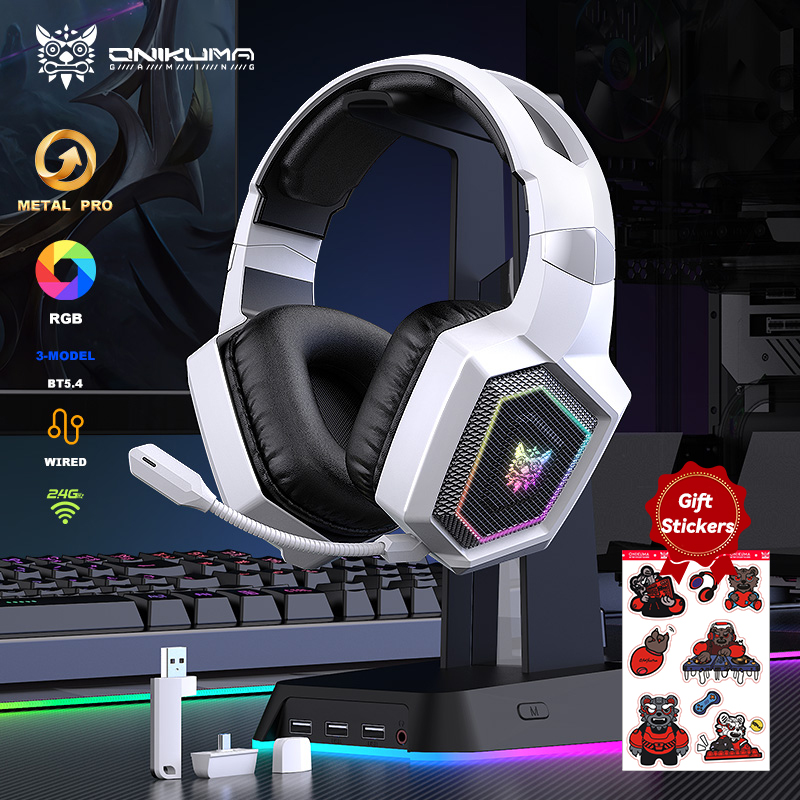 ONIKUMA 2.4GHz Wireless Gaming - Gaming Headset Rgb recensie en prijs